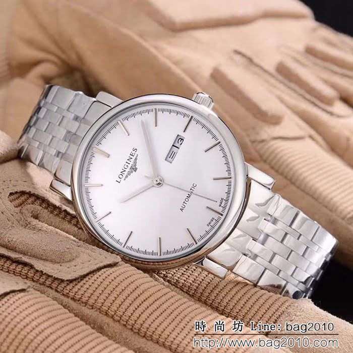 LONGINES浪琴 經典大三針 全自動機械 精品男士腕表 WSS0989